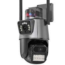 دوربین سیم کارت خور دو لنزه چرخشی v380 pro