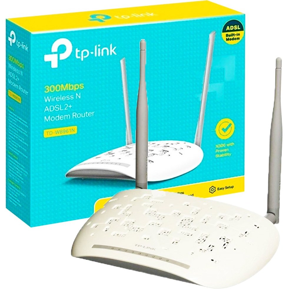 مودم روتر ADSL2+ بی‌سیم تی‌پی‌لینک مدل TD-W8961N گارانتی سه ساله اصلی