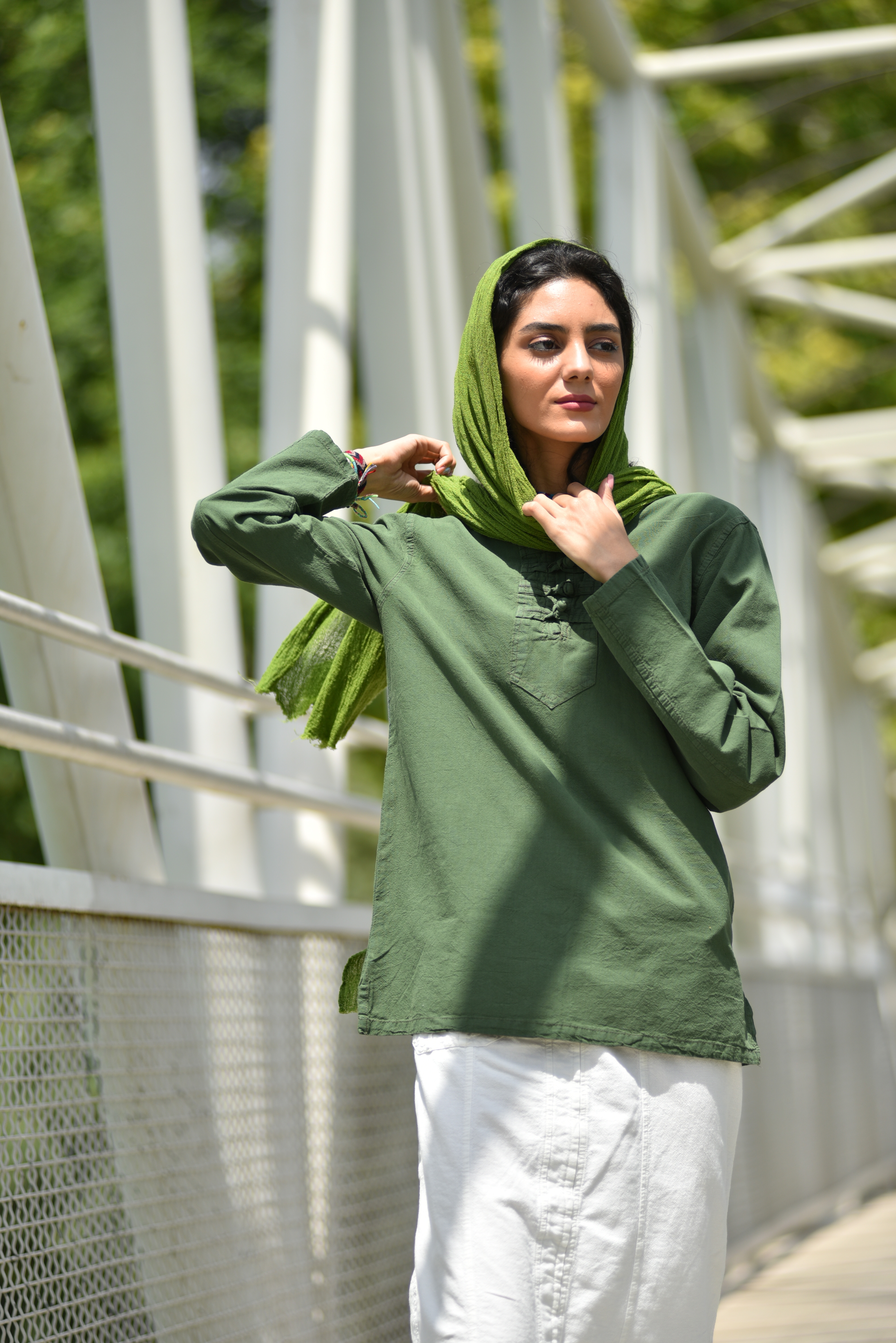 پیراهن چهار گره یشمی سایز 3